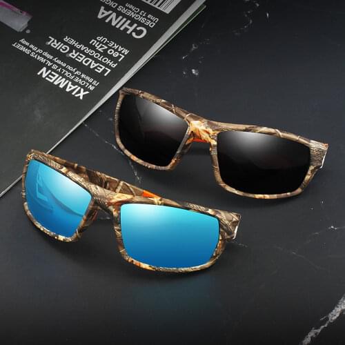 2020 Sunglasses Men Camouflage Sports Polarized Men Square Thick Frame Outdoor High-end Sun Glasses For Men