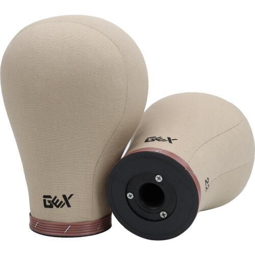 21"/22"/23"/23.5"/24" Canvas block head Mannequin Head weft/wig display style styling manikin head cork inside dryer 10" Tall