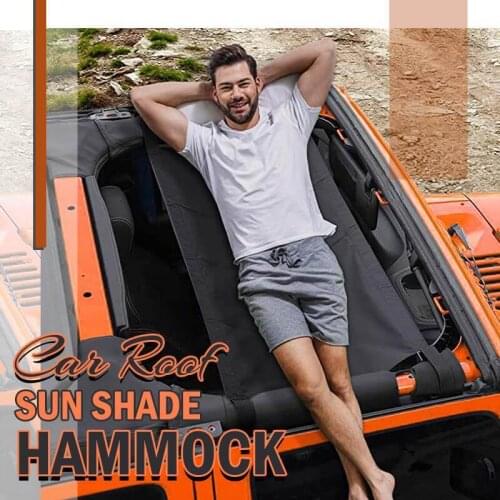 Car Roof Sun Shade Hammock Net For Jeep Wrangler 1987-2020 Soft Auto Top Bed Car Accessories 107*48cm
