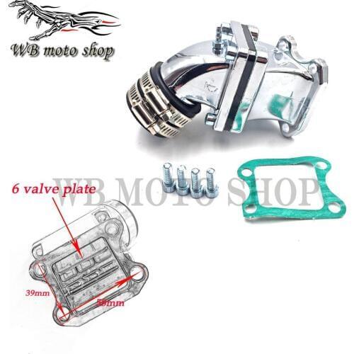 DIO 18/27 50 High Performance Intake Manifold INLET PIPE for Dio CX ZX SE50 SK50 SA50 Elite Spree Shadow 2 Stroke scooter Moped