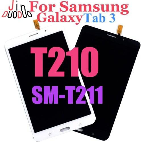 7.0'' For Samsung Galaxy Tab 3 T210 SM-T211 Tablet Touch LCD Display Screen Digitizer Assembly