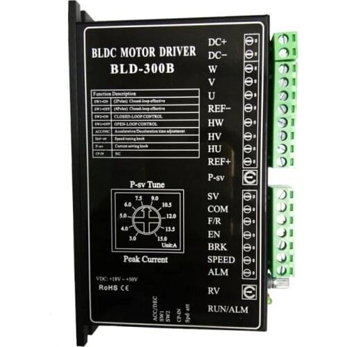 BLD-300B brushless DC motor driver 24V 36V48V BLDC Motor Driver 300W 18V-60V DC Brushless DC Motor Driver Controller BLD-300B