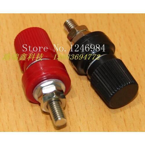 [SA]M6 large copper terminals 20A power connector terminals RED BLACK 333 A-2313 opening M10--50pcs/lot