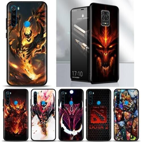Shadow Fiend Dota 2 for Xiaomi Redmi Note 9 Pro 8T 9S 7 8 Pro 6A 7A 8A 9A 9C 9 Prime Black Soft Phone Case Cover