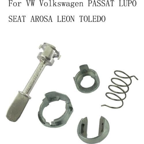 For Volkswagen VW PASSAT LUPO SEAT AROSA LEON TOLEDO Car Door Lock Cylinder Barrel Repair Kit Front Right