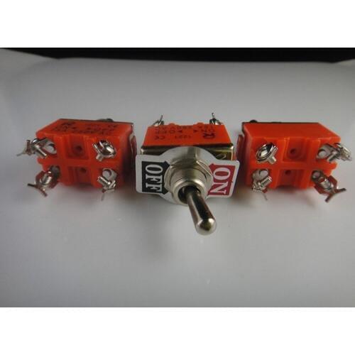 DPST ON/OFF 2 Position 4 Screw Terminal Toggle Switch AC 250V 15A