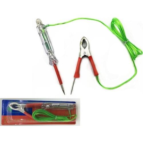 Automotive Circuit Tester, Test Light with Sharp Piercing Probe, Circuit Voltage Tester with Indicator Light for Car Vehicles