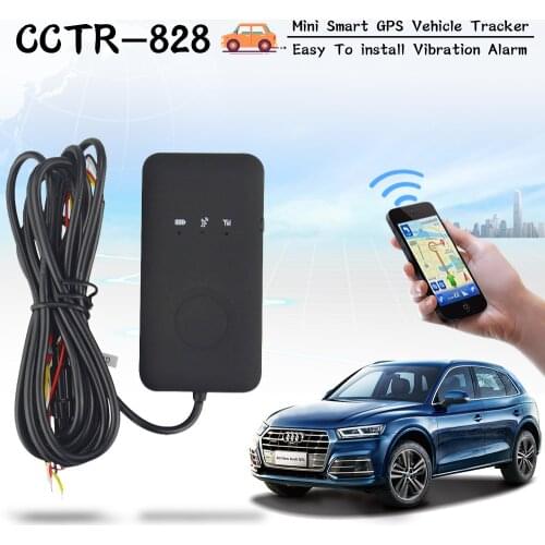 Multi-function GPS Locator CCTR-828 Smart Vehicle GPS Tracker With Universal 4 GSM Band for Global Tracker Add Removed alarm