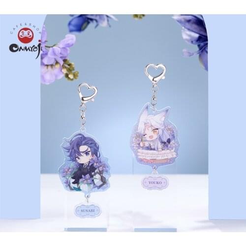 Official product Game Onmyoji Asura Sakro Q version acrylic pendant Keyrings Badge Brooch Pin Button Cartoon Desk Decor Gifts