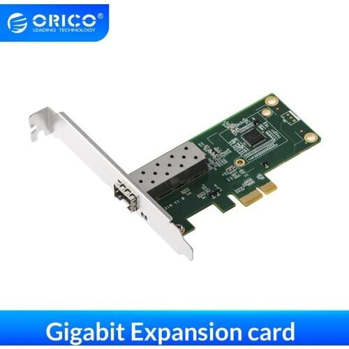 ORICO Gigabit Fiber Expansion Network Card SFP Gigabit Ethernet Network LAN Adapter For Windows Linux 2.4.x Mac OS 10.x