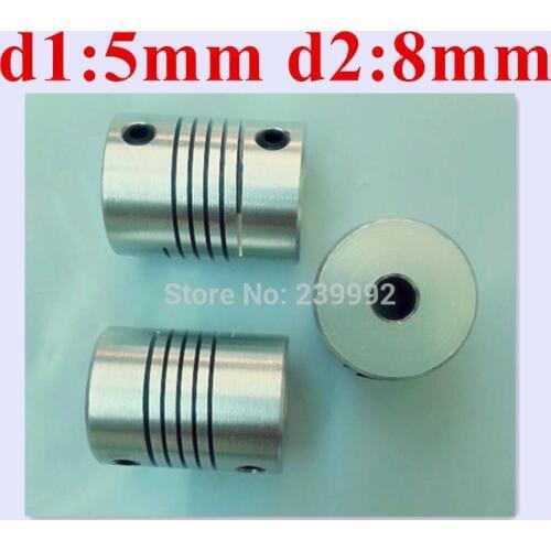 Flexible shaft Coupler 5x8mm OD18mm*25mm flexible shaft for screw shaft cnc parts stepper motor