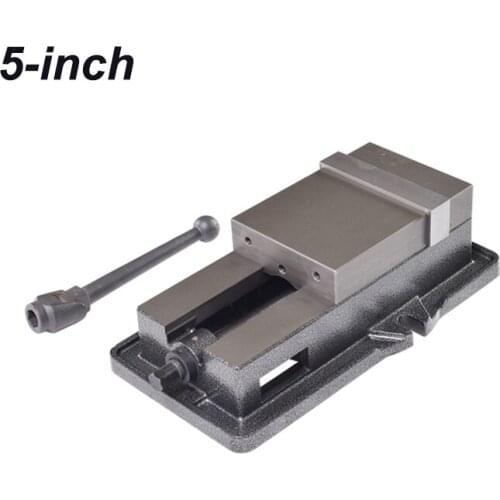 Heavy-duty Milling Machine Flat-nose Pliers Drilling Milling Machine Precision Angle Solid Bench Vise 5 inches Opening 125mm