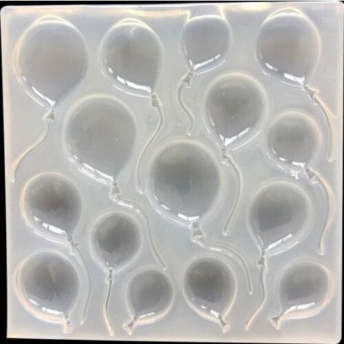 1pcs UV Resin Jewelry Liquid Silicone Mold Festival Balloons Resin Molds For DIY Intersperse Decorate Making Molds