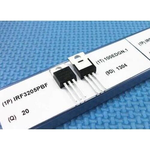 100% Original NEW IRF3205 IRF3205PBF 55V 110A 170W TO-220 PNP MOSFET Connector x 100PCS