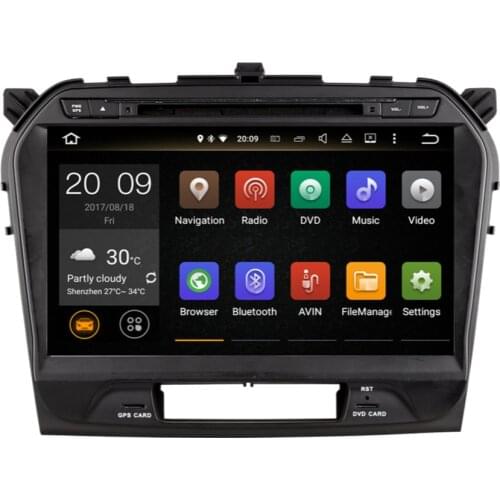 Android 10.0 Car Radio GPS Navigation For Suzuki Grand Vitara 2015-2021 Multimedia DVD Player Support Steering Wheel
