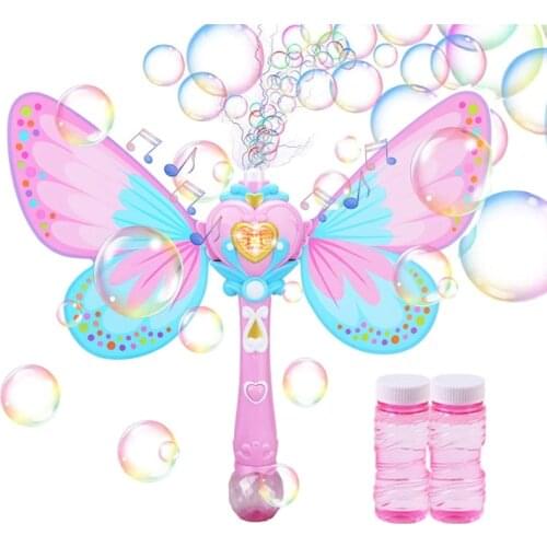 Automatic Fairy Magic Bubble Wand Electric Bubble Machine Childrens Bubble Wand Girl Blowing Bubble Artifact Toy