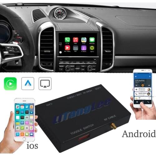 Car Camera Carplay Decoder Adapter For Porsche Cayenne 92A PCM 3.1 CDR 3.1 PCM 4.0 Mirror Display Android Auto Play 360 BirdView