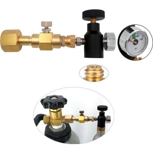 CGA320/W21.8 Soda Maker CO2 Carbonator Cylinder Tank Refill Adapter Filling Kit also provide an inexpensive way to fill for soda