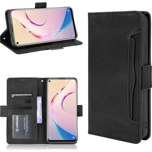 For Oukitel C21 Pro Case 6.39" Multi-function card slot Leather Book Flip Design Wallet Cover For Oukitel C21Pro Case
