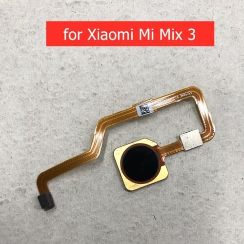 For Xiaomi Mi Mix 3 fingerprint scanner Home Button Flex Cable Touch ID Sensor Return Flex Cable Repair Parts