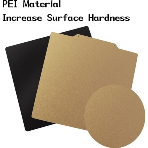 Twotrees New Double Sided PEI material Spring Steel Sheet (Textured）With Magnetic Base 220/235/310mm For 3D Printer Hot Bed