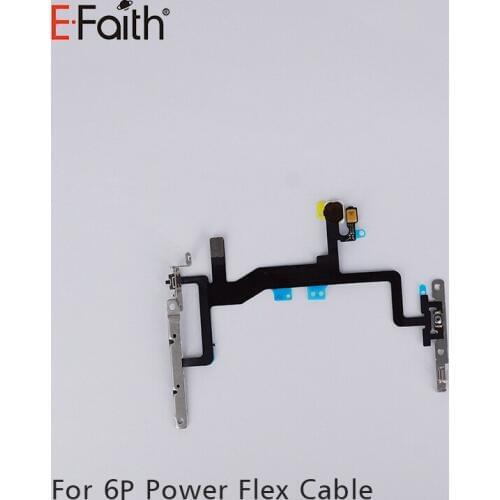 E-Faith 10 pcs/lot Volume Control Button Mute Lock Switch Ribbon Cable Flex Connector Repair Part For IPhone 6 Plus 6p 4.7 Inch