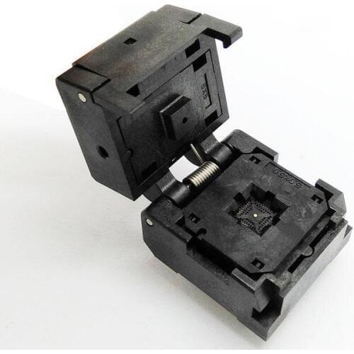 QFN-32-0.4 Burn in Socket QFN32 IC Test Socket pin pitch 0.4mm flip-over shrapnel aging seat 4*4mm