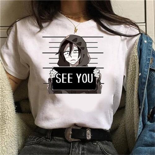New Japanese Anime TShirts for Women Angel of Death Graphic T Shirts Isaac Zack Foster T-shirts Raychel Women Aesthetic Tshirt