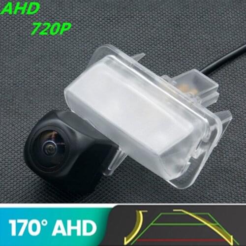AHD 720P Trajectory Fisheye Car Rear View Camera For Toyota Corolla 2014 Corolla E170 Prius Sai Reverse Vehicle Camera