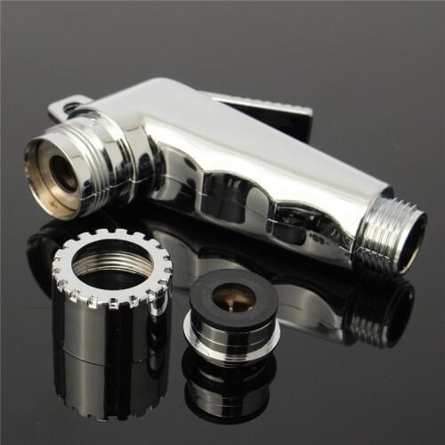 Leante Silver White Hand Held Bidet Toilet Bidet Handheld Portable Bidet Sprayer Shattaf Toilet Shower Spray Bidet Faucet