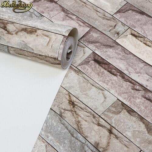 Beibehang Marble brick wallpaper for wall papers home decor wallcovering papel de parede 3D Hot restaurant bedroom decoration