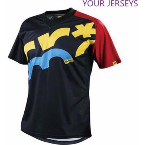 Short Sleeve Quick Dry Downhill Shirt Motocross Cycling Clothing MTB Mountain Bike Clothes Bicycle Ropa Maillot DH T-shirt FXR