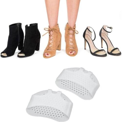 Silicone Forefoot Meta tarsal Pain Relief Foot Orthosis Massage Anti-slip Protector High Heel Elastic Foot Care Cushion