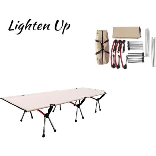 Folding Camping Cot, Sleeping Bed, Tent Cot Extra Wide Sturdy Lightweight, Comfortable for Outdoor&Indoor