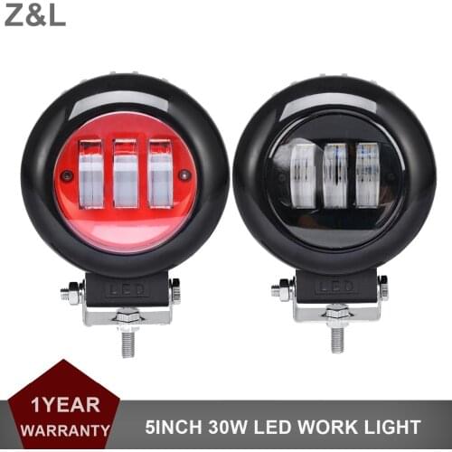 30W LED WORK LIGHT OFF ROAD CAR ATV TRUCK TRACTOR SUV MOTORCYCLE INDICATOR DECORATION MODIFICATION 5INCH EXTRA DRIVING FOG LAMP