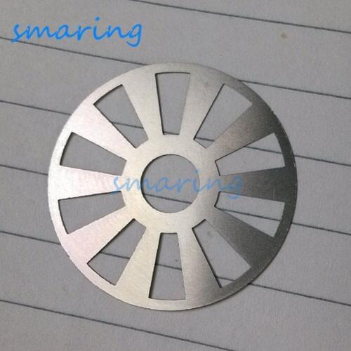 10 Wire Stainless Steel Light Raster Diaphragm Meter Wheel Optical Tacho Disc Printer Encoder Speed Sensor Disk No. 5