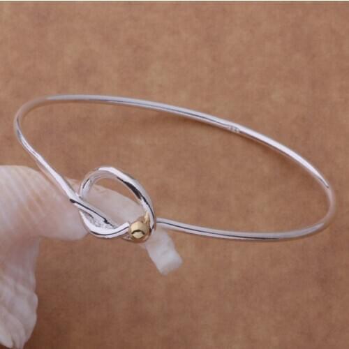 SZ-AB026 Hot Silver Color Gift Women Lady Nice High Quality Fashion Jewelry Buckle Bracelet /afbaiwia Brgakina