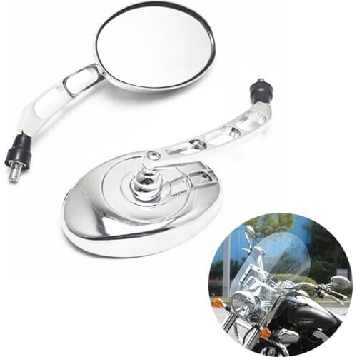 10mm Rear View Side Mirrors Universal Mirror Fit For Motorcycle Motocross Scooter Dirt Bike Motorbike