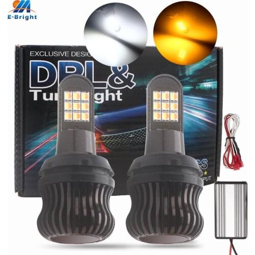 1set Canbus 3 in one 12V 3030 81SMD Kit BA15S BAU15S 3156 7440 Led Bulb Car Turn Signal Light DRL White&Amber&Ice blue No Error