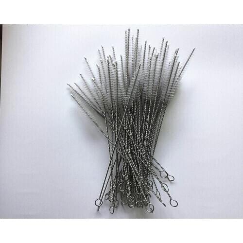 3000pcs 175mm 200mm 240mm Straw brush Baby Milk Bottle Drink Water Cup Straw Washing Brush Stainless Steel Cleaning Tool