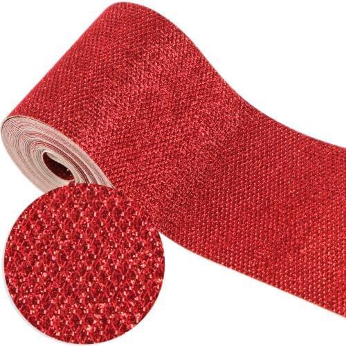 David accessories 5yards 3'' 75mm Synthetic Leather Fabric Ribbon DIY Bow Gift Wrapping Material Tapes Home Decoration,5Yc8815