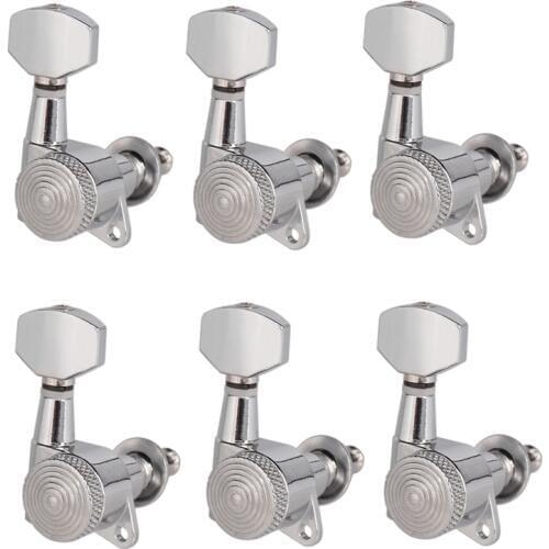 Locked String Tuning Pegs Key Tuners Machine Heads for Acoustic Electric Guitar Lock Schaller Style