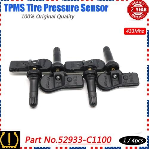 XUAN TPMS Tire Pressure Monitoring Sensor 52933-C1100 For Hyundai Creta IX25 i20 Coupe ix35 Sonata LF Tucson i40 LM TL