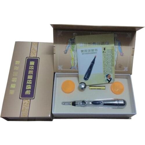 Energy body points meridians pen acupuncture pen. With English-manual body massage