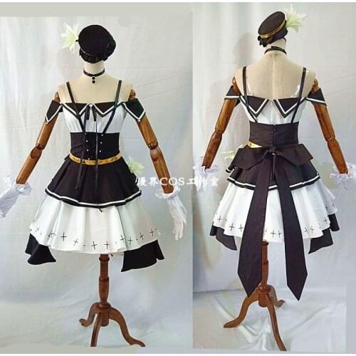 Game Arknights Nightmare Lovely Lolita Dress Uniform Cosplay Costume Halloween Suit For Women Outfit New 2020
