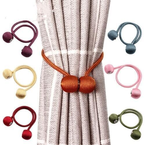 Perforation-free Curtain Earphone Magnetic Buckle Curtain Strap Tie Rope Buckle Magnet High-strength Suction