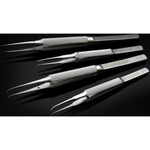 Mechanic Precision industrial high-end fingerprint flying wire anti-skid tweezers Experimental microscope chip tweezers