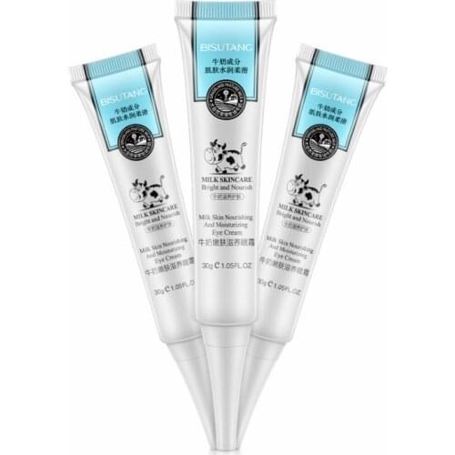 Milk nourishing eye cream Eliminate fine lines dark circles eye bags Skin Rejuvenation 30g