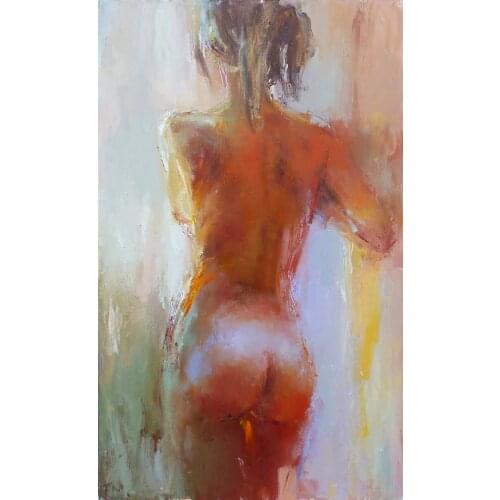 Nude Girl Sexy Lady Paintings Colored Abstract Woman Wall Art Canvas Prints Painting Printings Modern Wall Decor Artwork Picture
