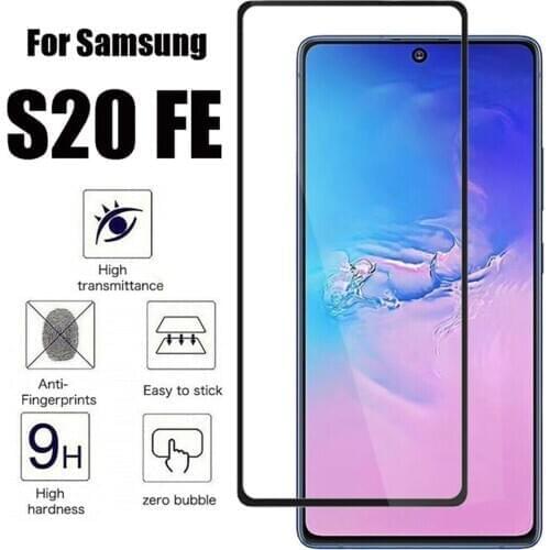 Full cover for Samsung Galaxy s20 FE note 20 Ultra 10 pro 8 9 s10e s10 lite s9 s8 plus s7 tempered glass phone screen protector